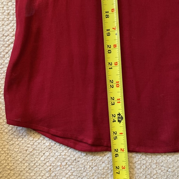 Comptoir des Cotonniers Dark Red Blouse - Picture 8 of 9